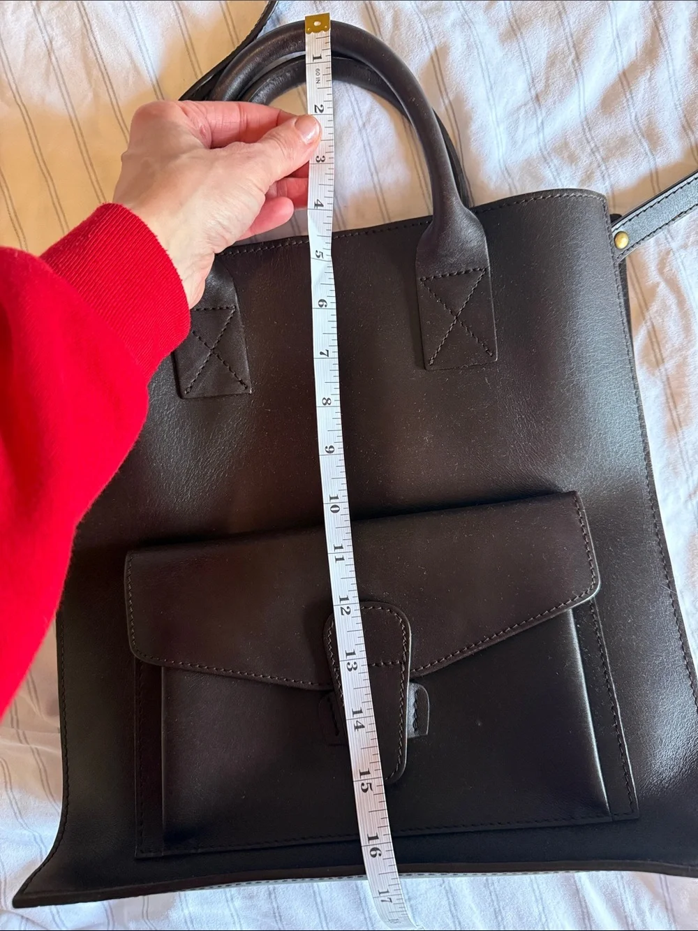 Michael Green Scandiabag handmade leather tote unisex vintage